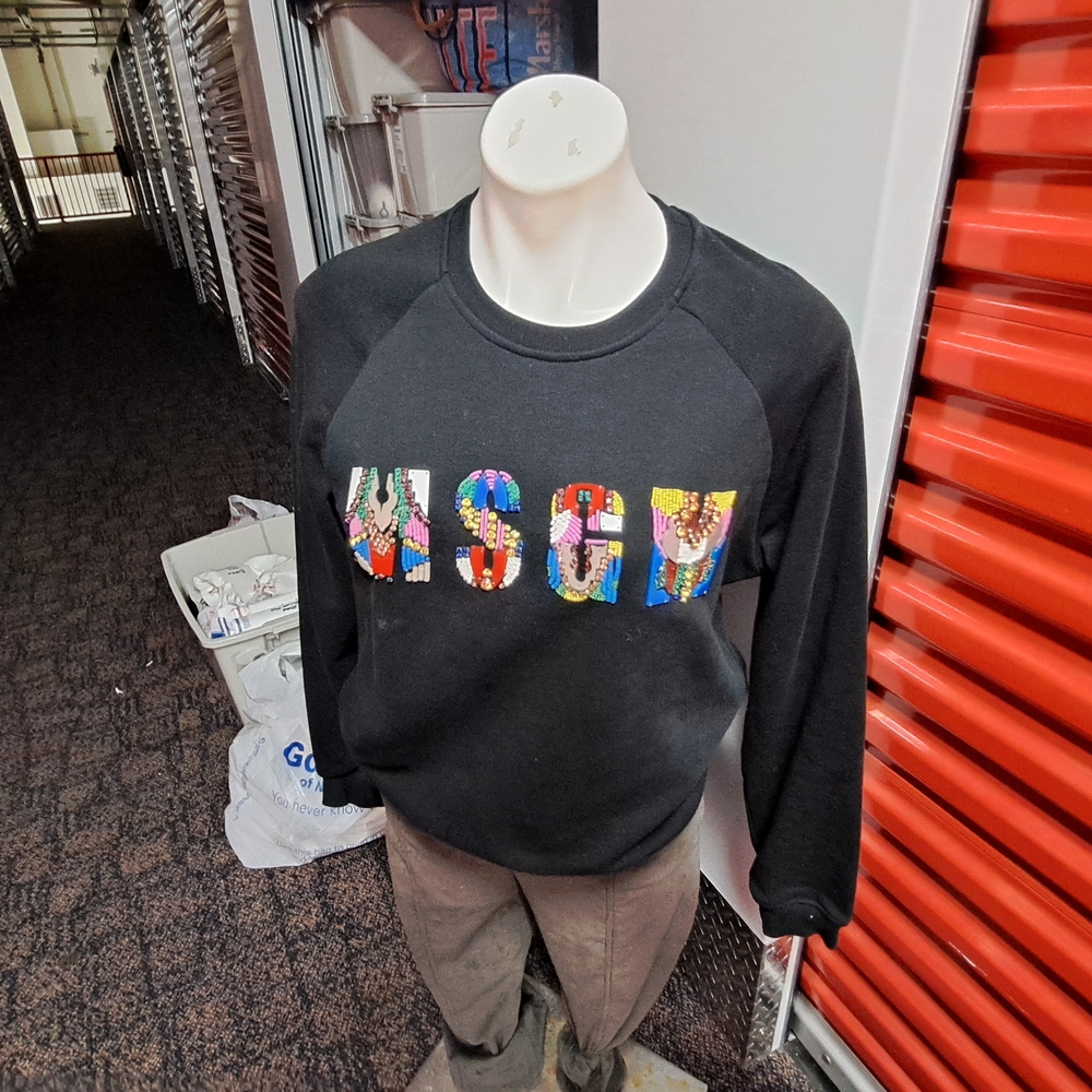 MSGM Black Men's Sweater